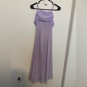 Elegant Lavender Evening Gown